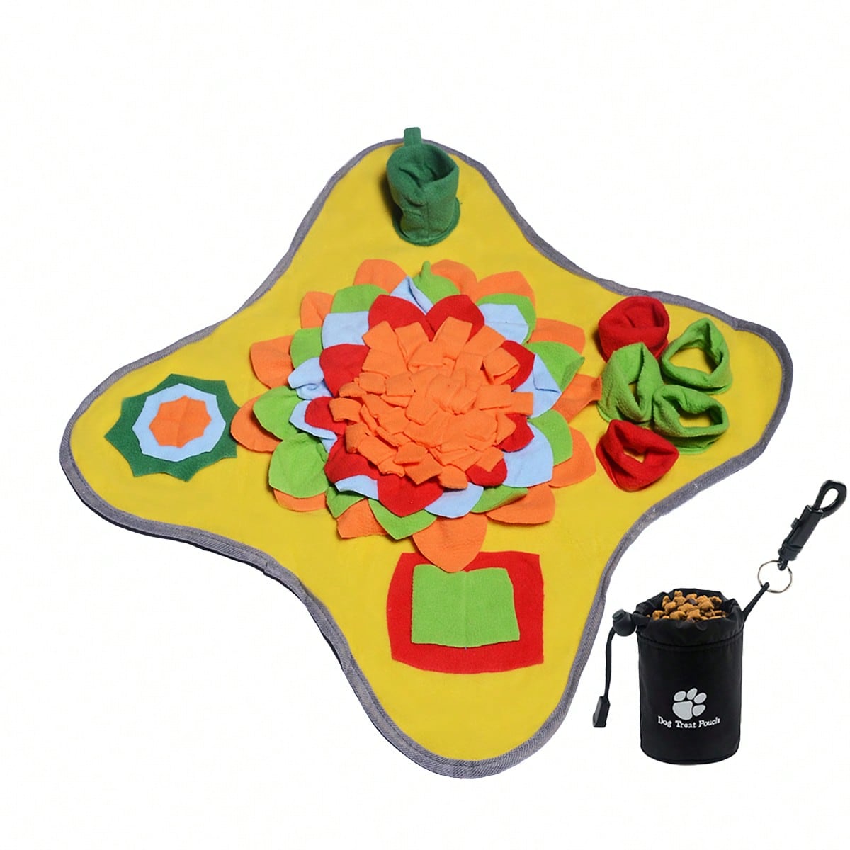 1 Pc Pet Snuffle Mat, Dog Slow Feeding Mat, Pet Scent Training Mat