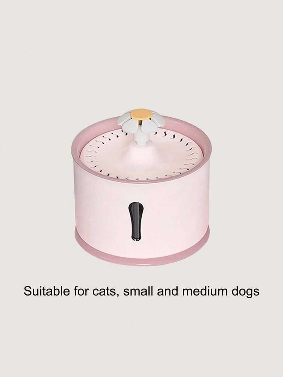 Multicolor automatic USB electric pet water fountain made of ABS for cats and dogs
