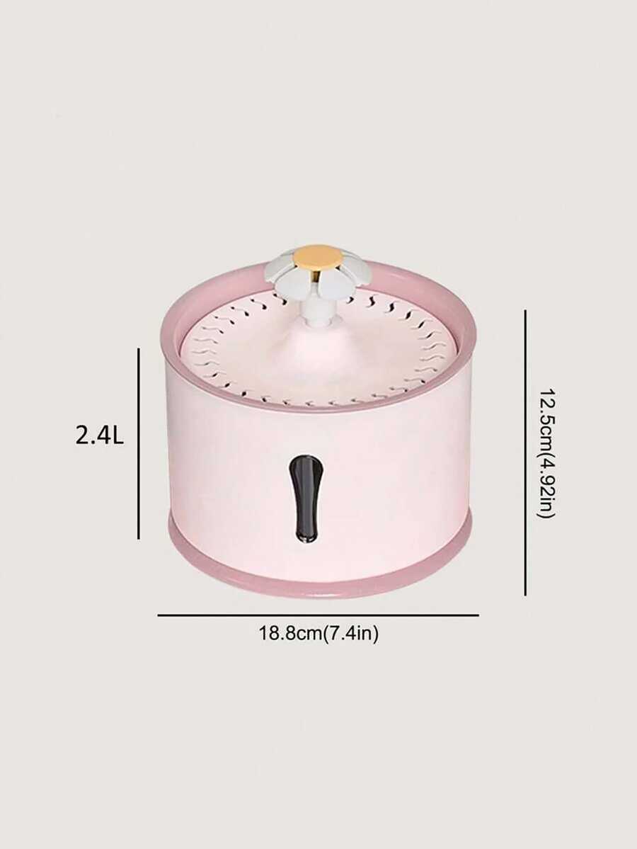 Multicolor automatic USB electric pet water fountain made of ABS for cats and dogs