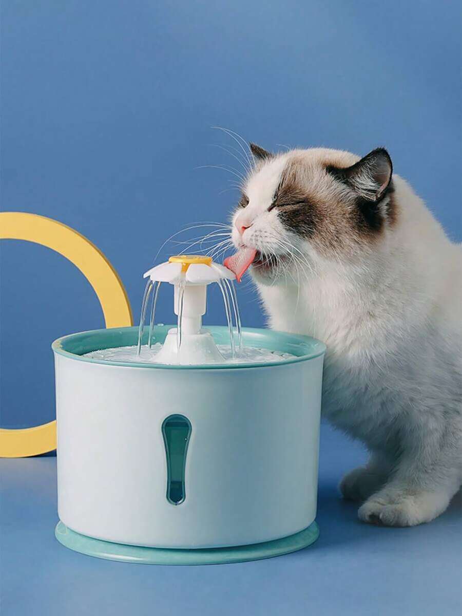 Multicolor automatic USB electric pet water fountain made of ABS for cats and dogs