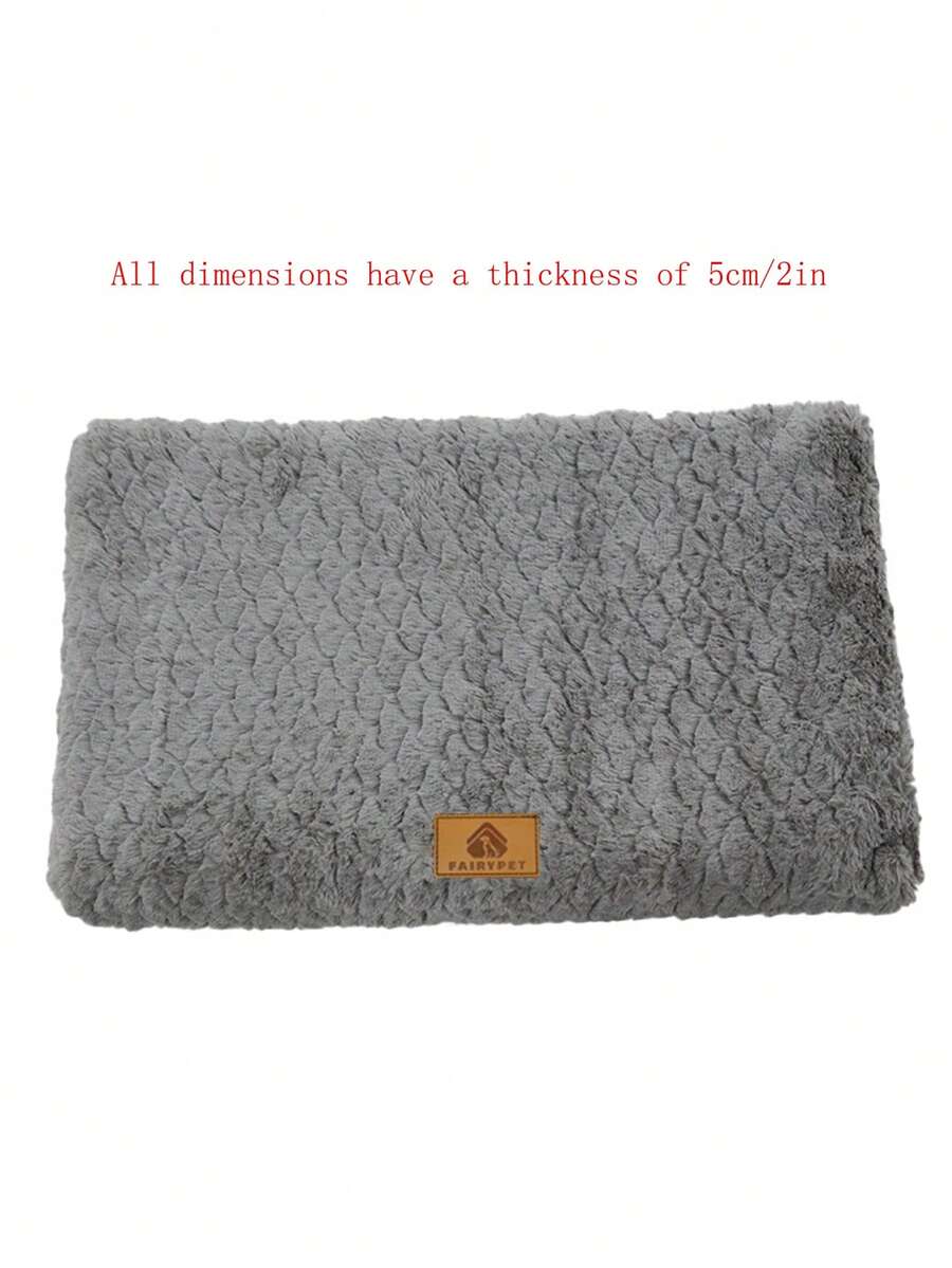 Pink memory foam pet bed cushion with removable polyester cover for cats and dogs.