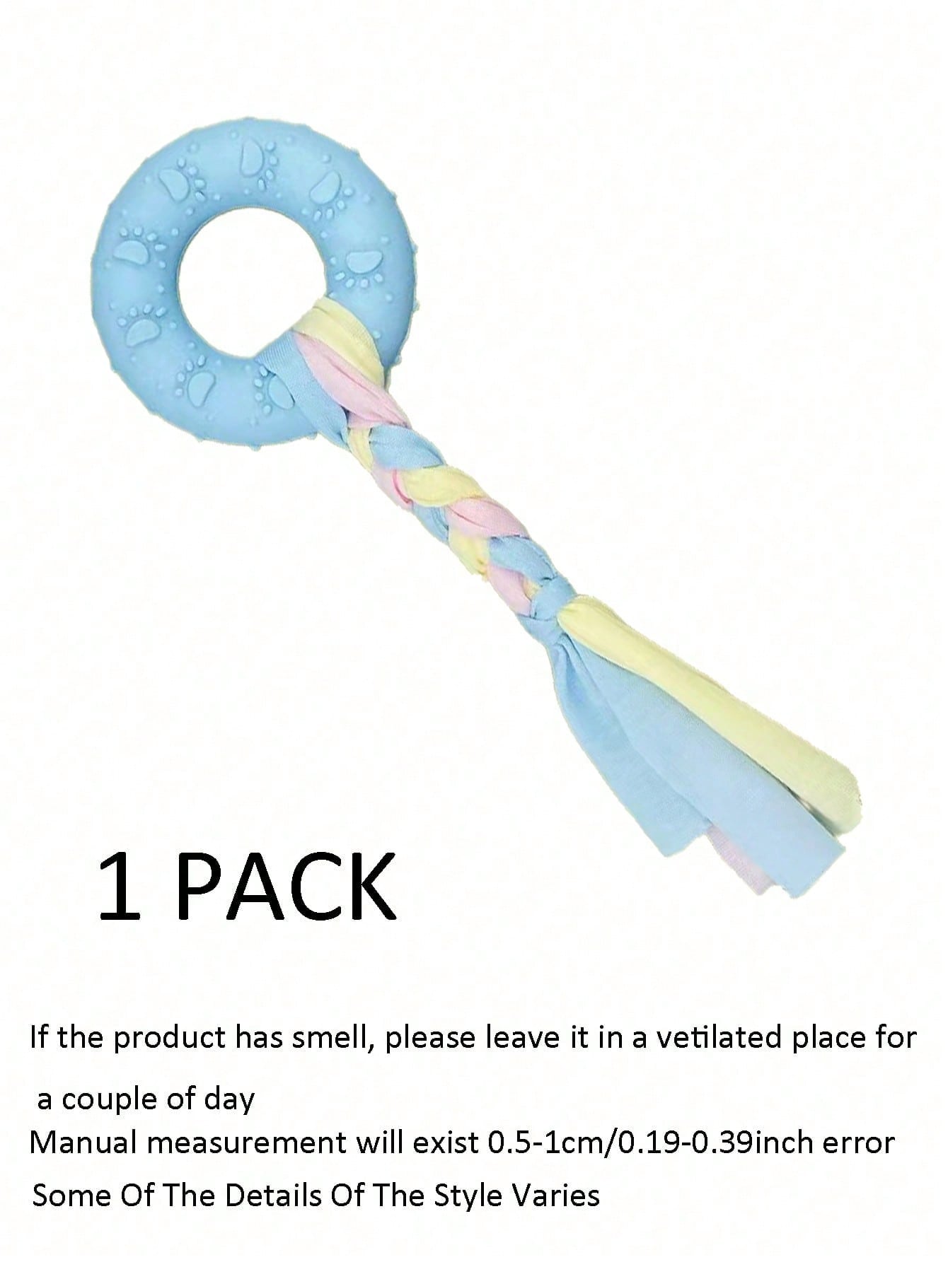 5pcs Luxury Puppy Toys Set, Suitable For Teething Puppies, Includes Cute Squeaky Toys, Balls, And More Rope Toys, Ideal Birthday Gift For Pet Owners, Light Blue, Small Breed