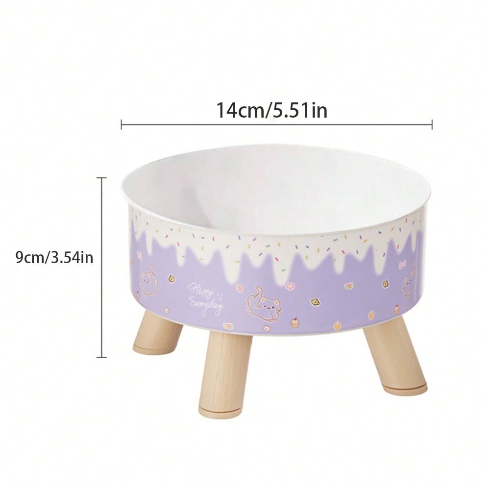 1pc/2pcs/3pcs Stainless Steel Elevated Pet Bowls With Sturdy Stand, Anti-Slip & Anti-Spill, Large Capacity For Cat And Dog Food And Water