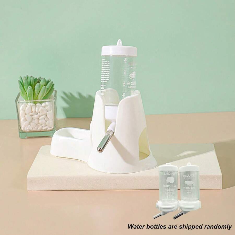 Multicolor hamster water bottle and drinker feeder holder for small animals