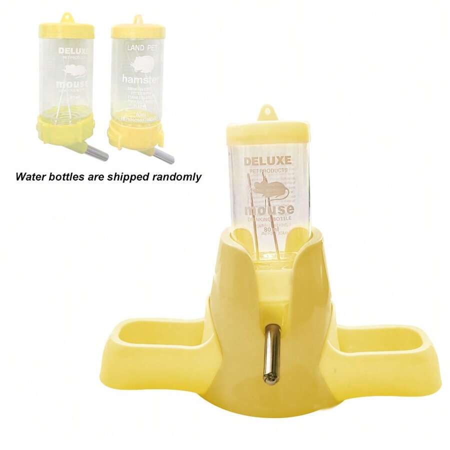 Multicolor hamster water bottle and drinker feeder holder for small animals