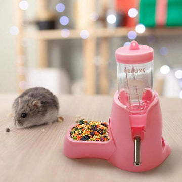 Multicolor hamster water bottle and drinker feeder holder for small animals