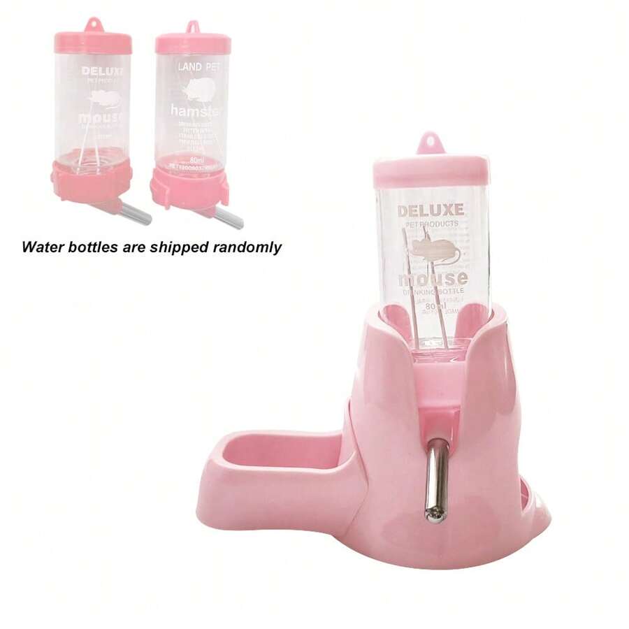 Multicolor hamster water bottle and drinker feeder holder for small animals