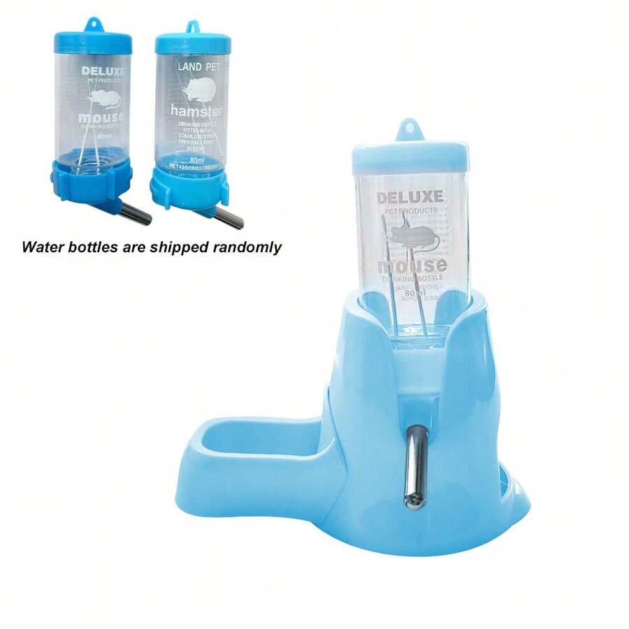 Multicolor hamster water bottle and drinker feeder holder for small animals