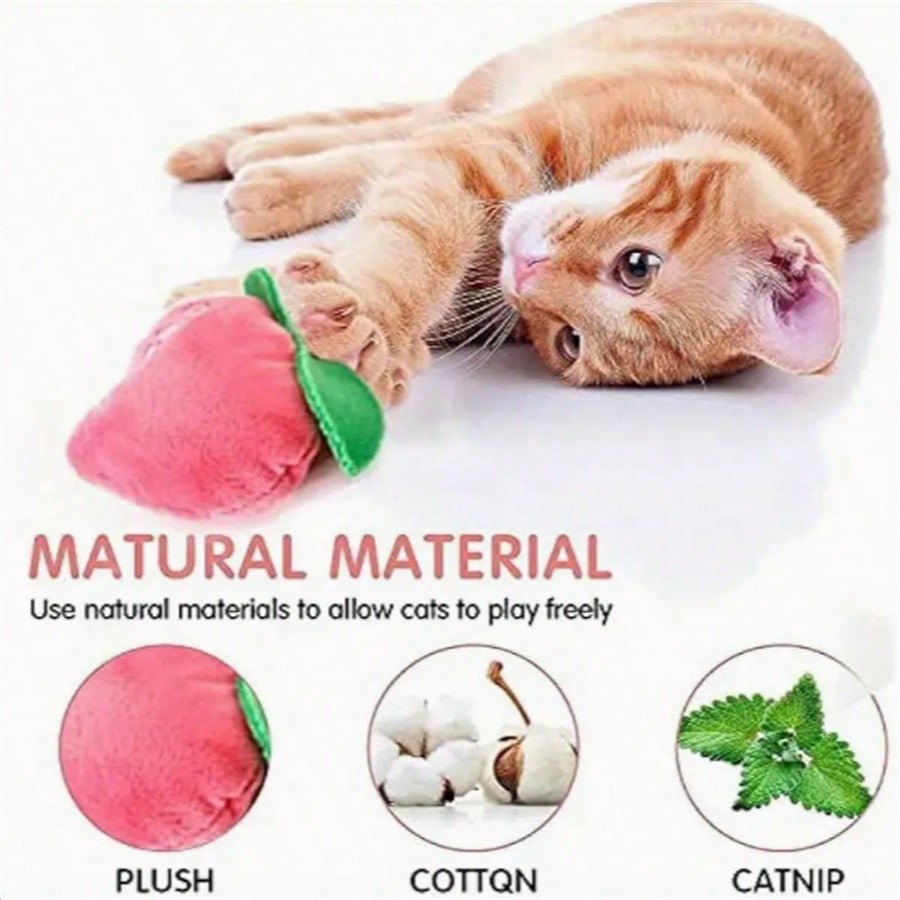 3/6/12Piece Plush Catnip Toys, Anxiety Relief For Indoor Cats, Teeth Cleaning, Digestion Promotion, Interactive Play Soft And Durable Material, Infused With Catnip For Enhanced Attraction, With Kicking And Hitting Action, For Indoor Entertainment And
