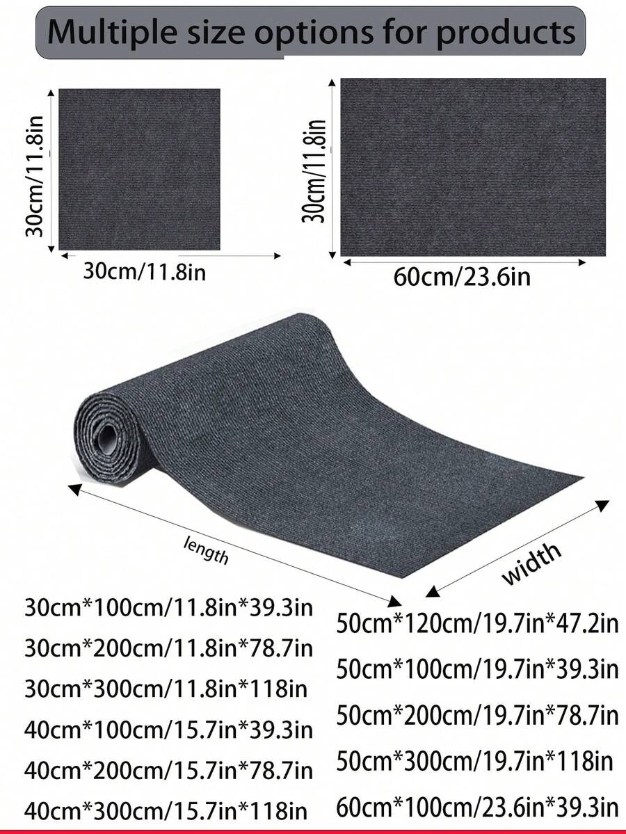 Khaki self-adhesive trimmable cat scratching mat carpet designed as a furniture protector for cats