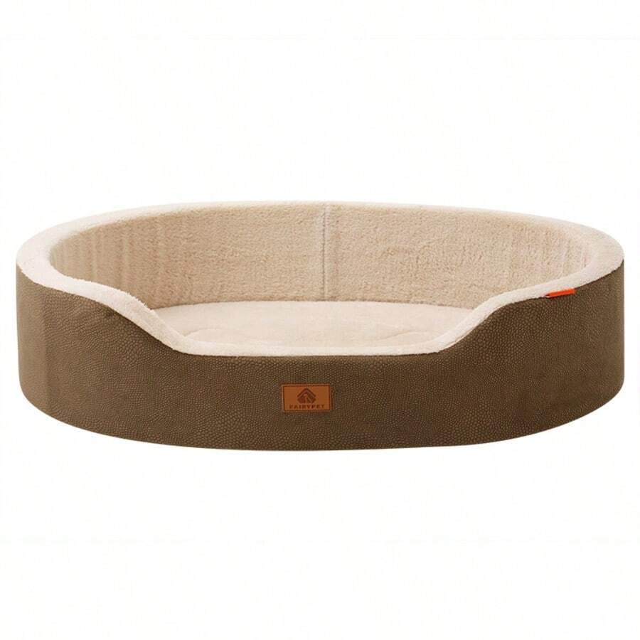 Multicolor half-enclosed waterproof and anti-slip pet bed cushion for dogs and cats
