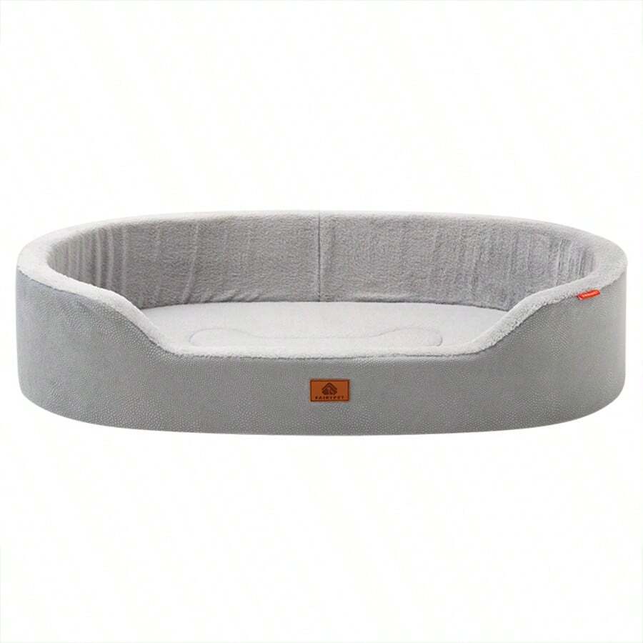 Multicolor half-enclosed waterproof and anti-slip pet bed cushion for dogs and cats