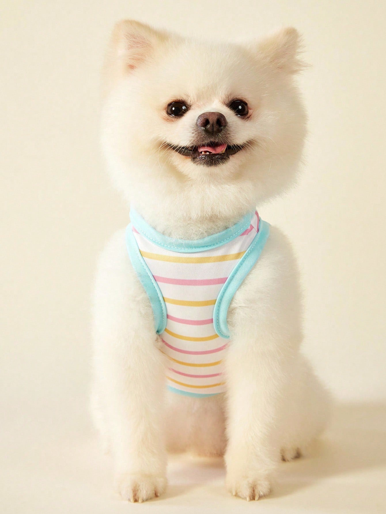 2pc Pet Cat Dog Universal Pink Daisy Cute Print Casual Comfortable Breathable Dog Vest