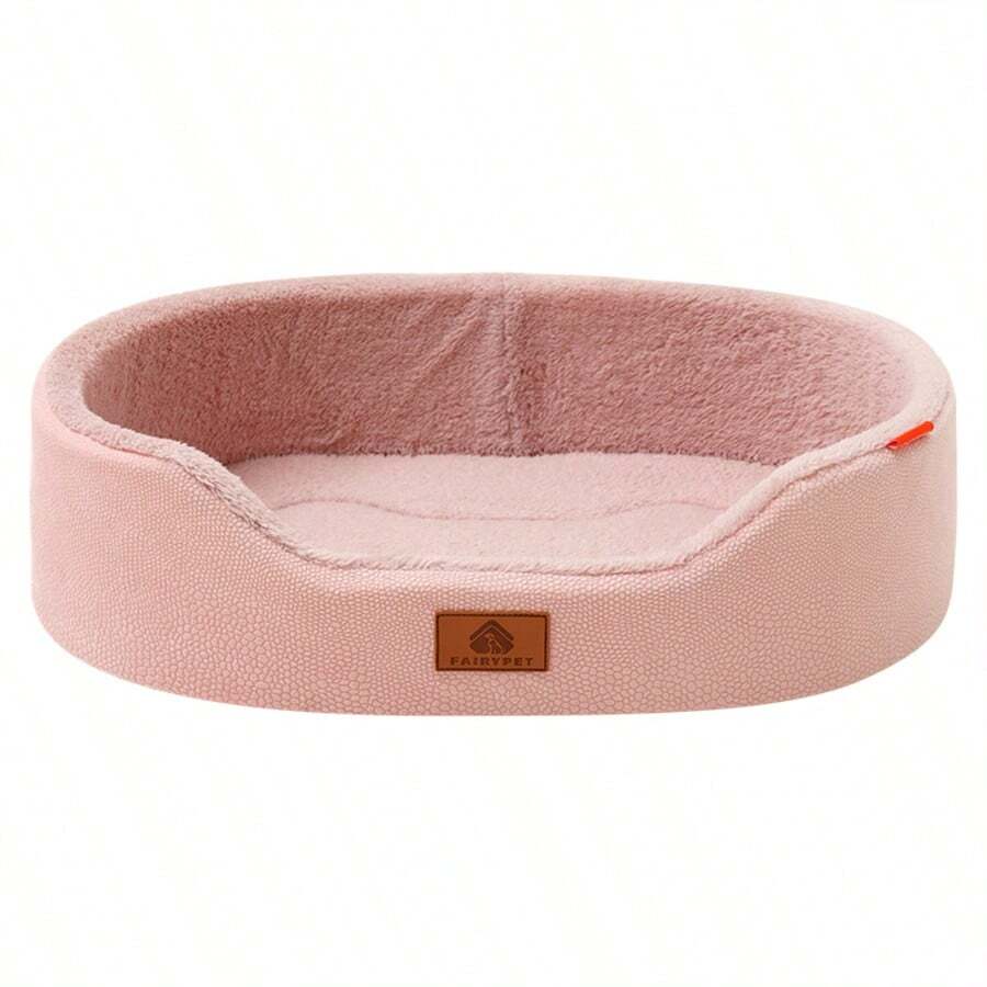 Multicolor half-enclosed waterproof and anti-slip pet bed cushion for dogs and cats