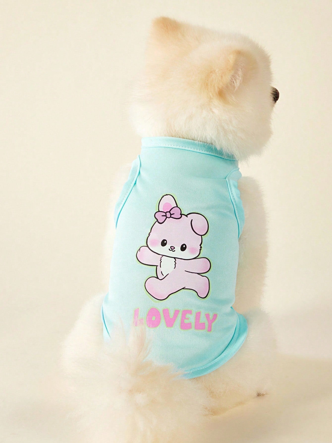 2pc Pet Cat Dog Universal Pink Daisy Cute Print Casual Comfortable Breathable Dog Vest