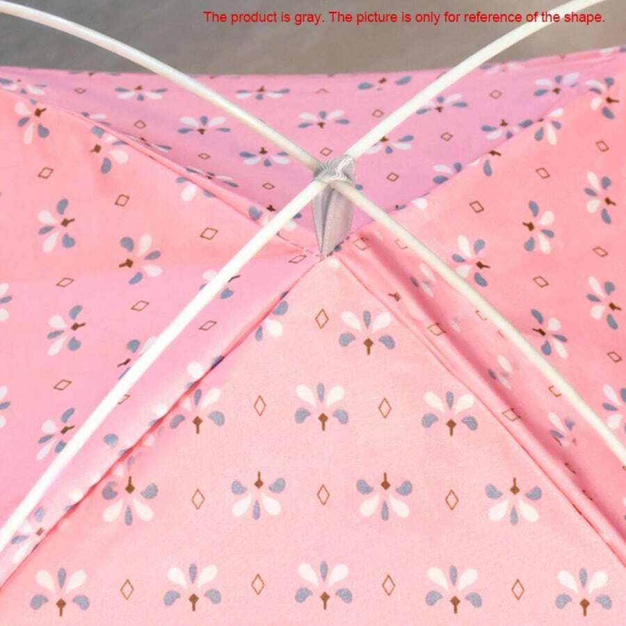 Multicolor princess style pet tent bed for cats and small dogs featuring a breathable sunshade design.