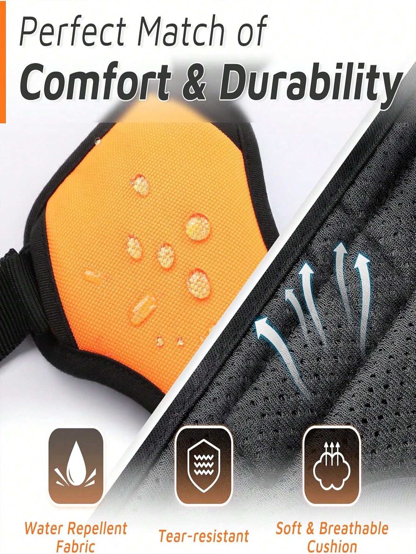 Anti-Pull Dog Harness With Dual Leash Clips, Adjustable Soft Padded Reflective Oxford Vest (No Choking), Easy-Control Handle – Fits All Dog Sizes. Please Check Sizing Before Ordering! (Harness Only, Leash Sold Separately!!)