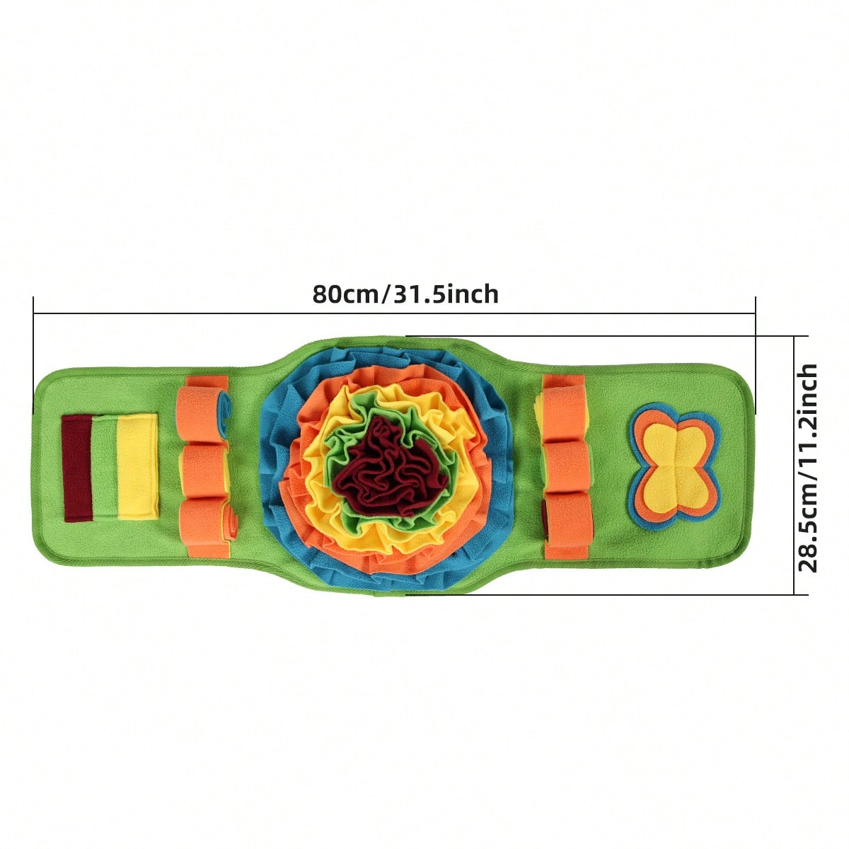 Scent Hound Paradise Dog Scavenger Hunt Watch-Shaped Sniffing Mat Puzzle Game, Interactive Training, Chew Toy, Suitable For All Seasons