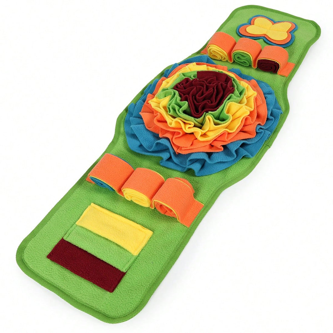 Scent Hound Paradise Dog Scavenger Hunt Watch-Shaped Sniffing Mat Puzzle Game, Interactive Training, Chew Toy, Suitable For All Seasons