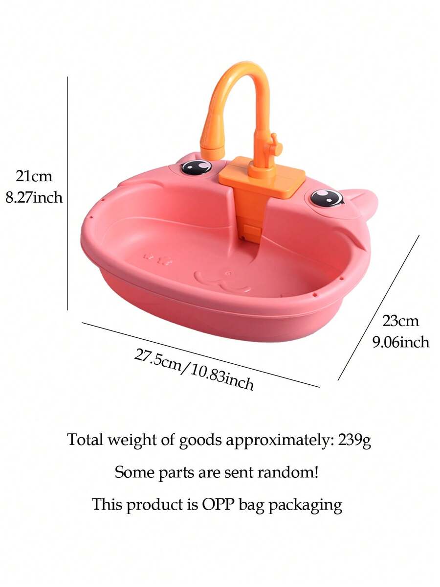 Multicolor electric parrot bird bath tub with automatic water circulation faucet and pet bathing basin