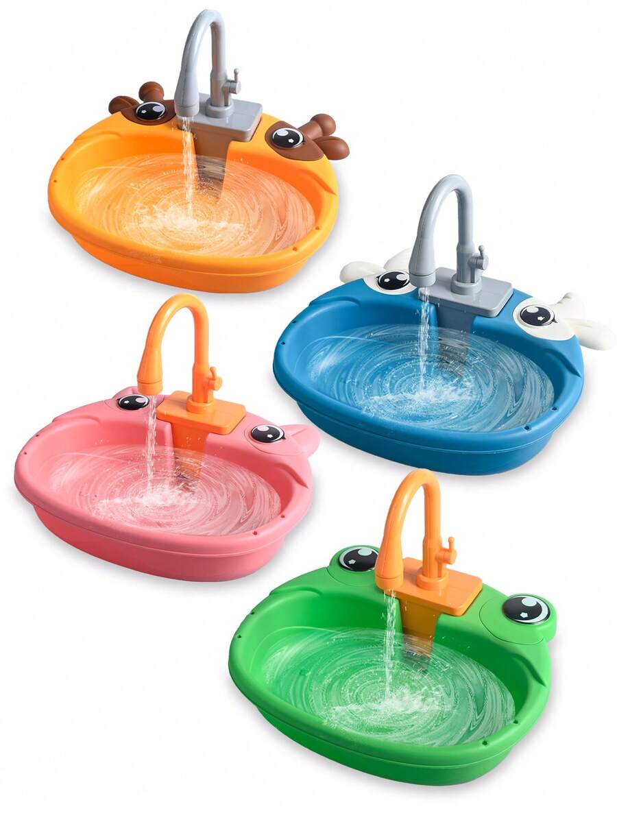 Multicolor electric parrot bird bath tub with automatic water circulation faucet and pet bathing basin