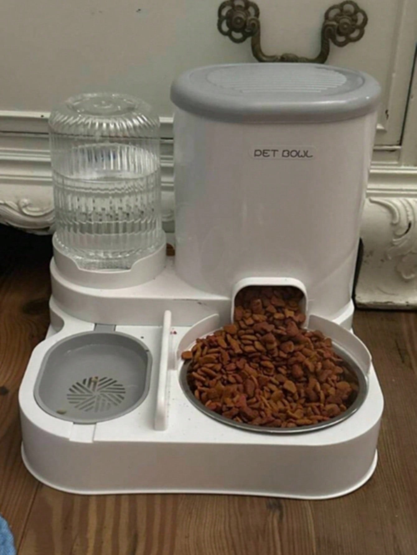 Local2-In-1 Cat Water Dispenser And Food Dispensing Kit-Removable, Washable, Feeding Station, Indoor Cat Feeding Bowl, Easy To Clean