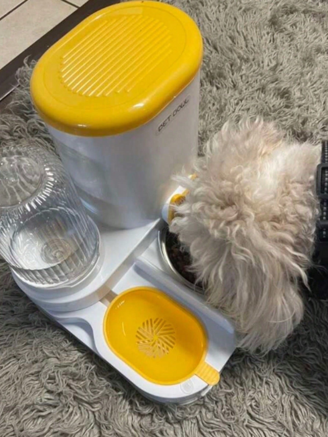 Local2-In-1 Cat Water Dispenser And Food Dispensing Kit-Removable, Washable, Feeding Station, Indoor Cat Feeding Bowl, Easy To Clean