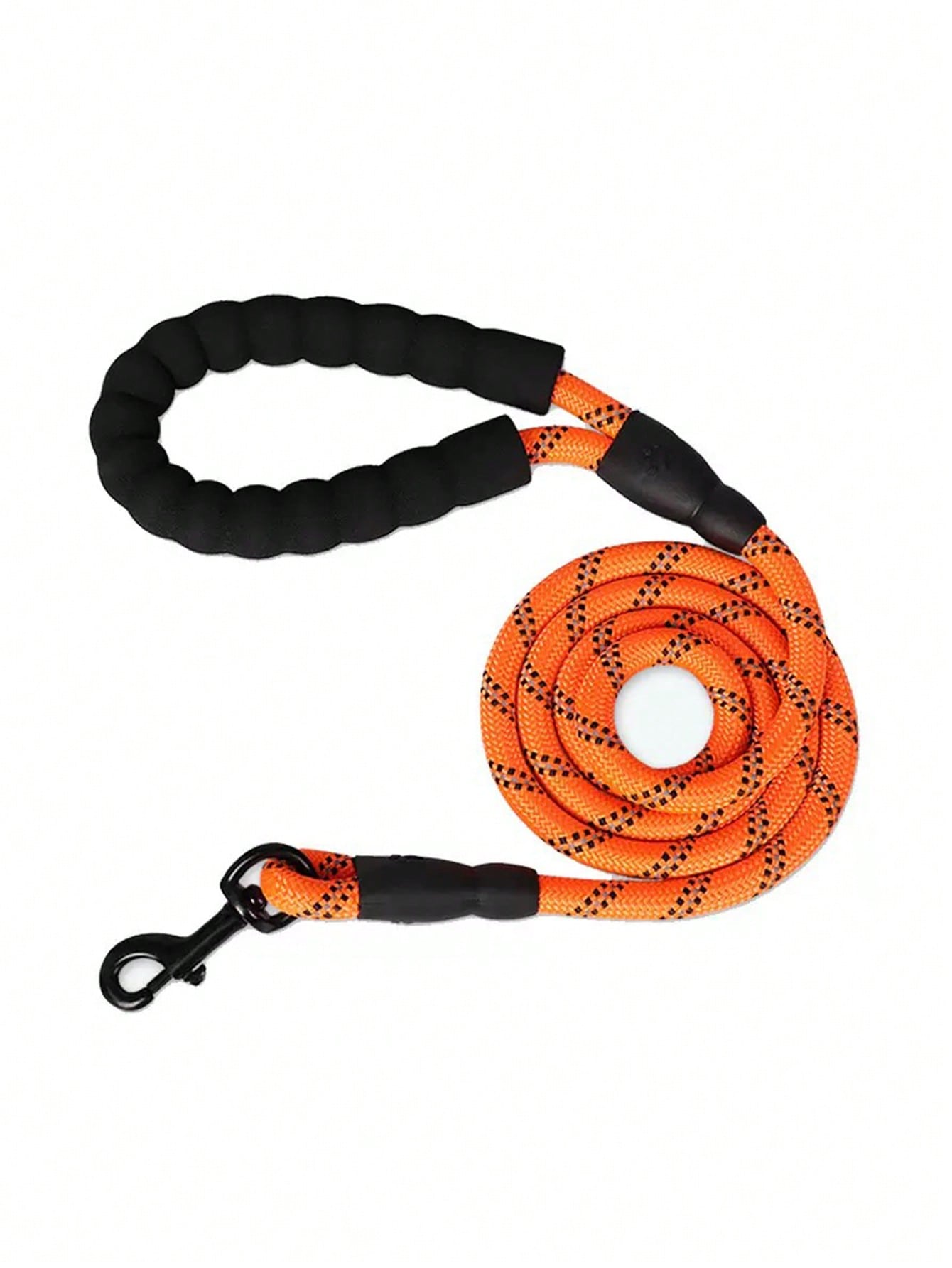 Multicolor reflective dog harness leash collar set with padded adjustable polyester vest and front and back control handles for outdoor walks