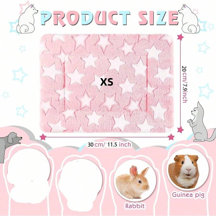 Double-sided soft pet blanket and sleeping pad featuring a colorblock geometric pattern for dogs and cats.