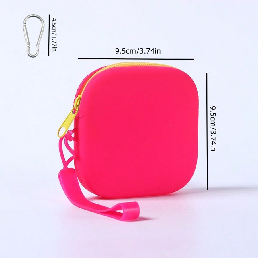 1pc Small Dog Training & Treat Bag With Detachable Shoulder Strap And Zipper Closure - Spill-Proof Mini Portable Pet Carrier Pouch, Suitable For Puppies, Durable Easy-Clean Design, Multiple Colors (Rose Red, Black, Light Blue, Pink, Navy) For Travel