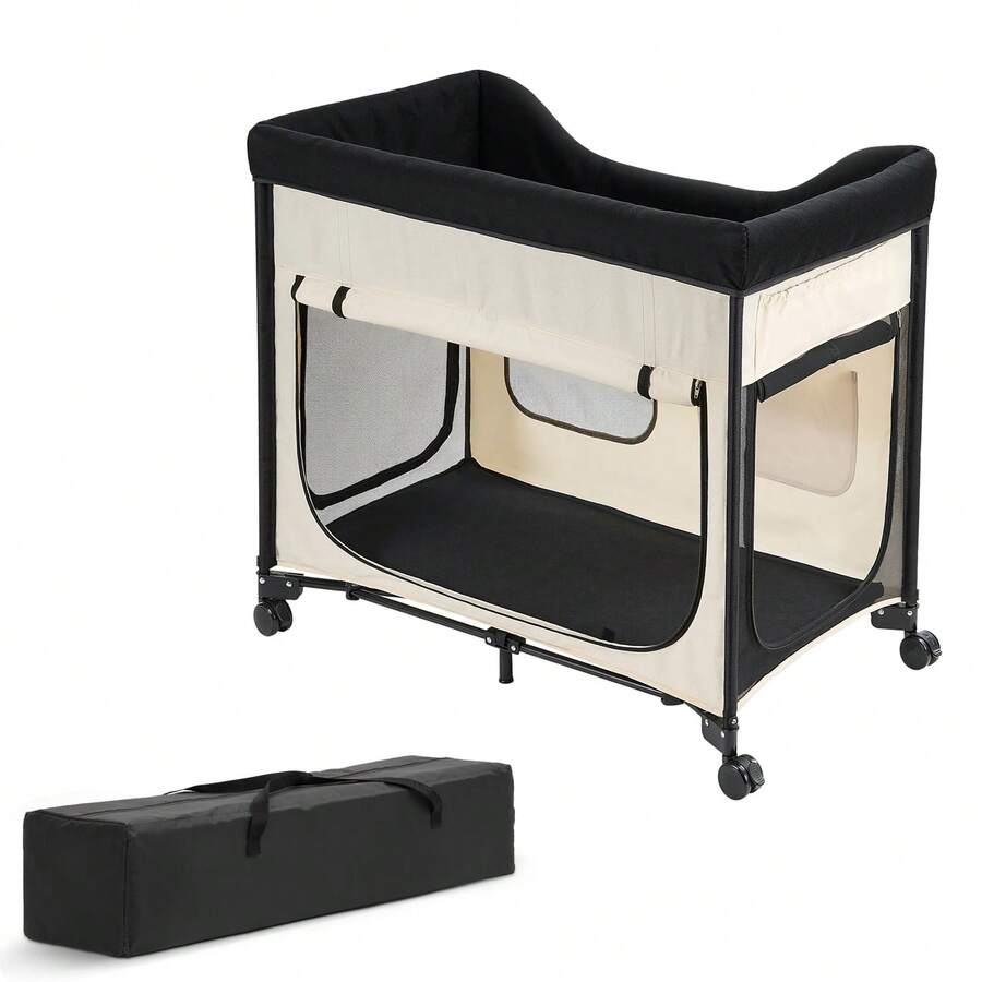 Elevated dog bed for large dogs featuring gray breathable Teslin mesh and a durable metal frame for indoor and outdoor cooling.