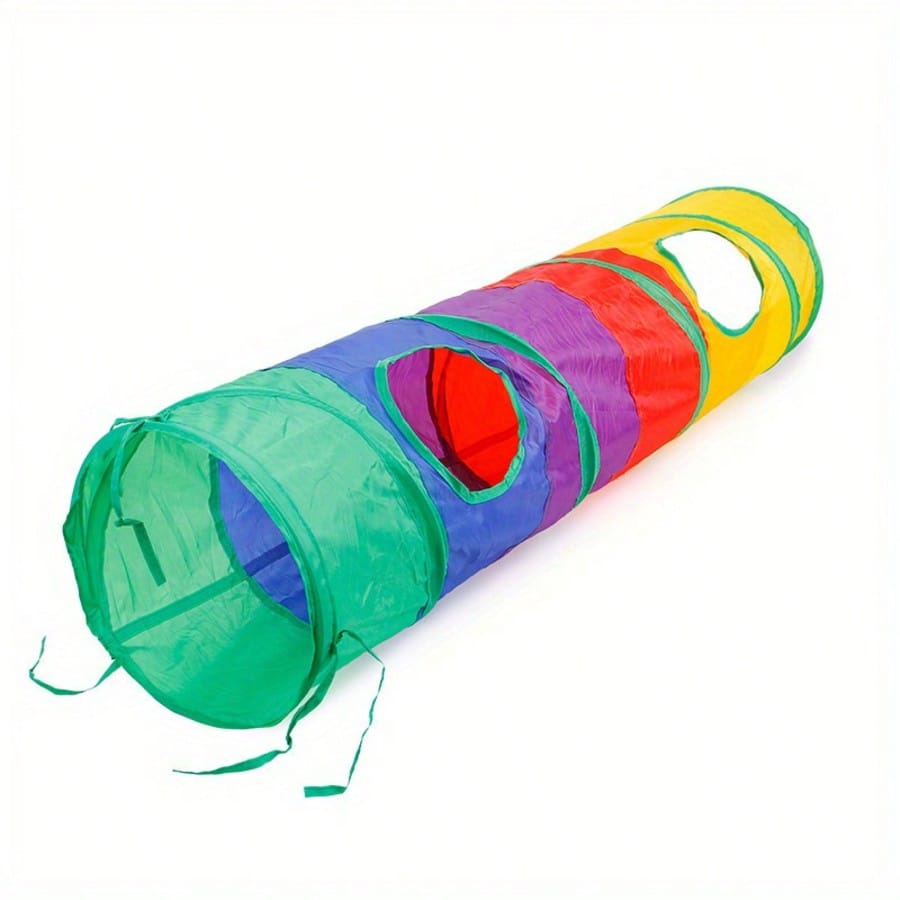 24pcs Interactive Cat Toy Set, Includes Foldable Tunnel, Artificial Feather Teaser Wand And Rustling Toy Balls - Indoor Cat Multi-Function Stimulating Toy Set - Durable Polyester Material, Variety Of Styles - Perfect Gift For Cat Lovers
