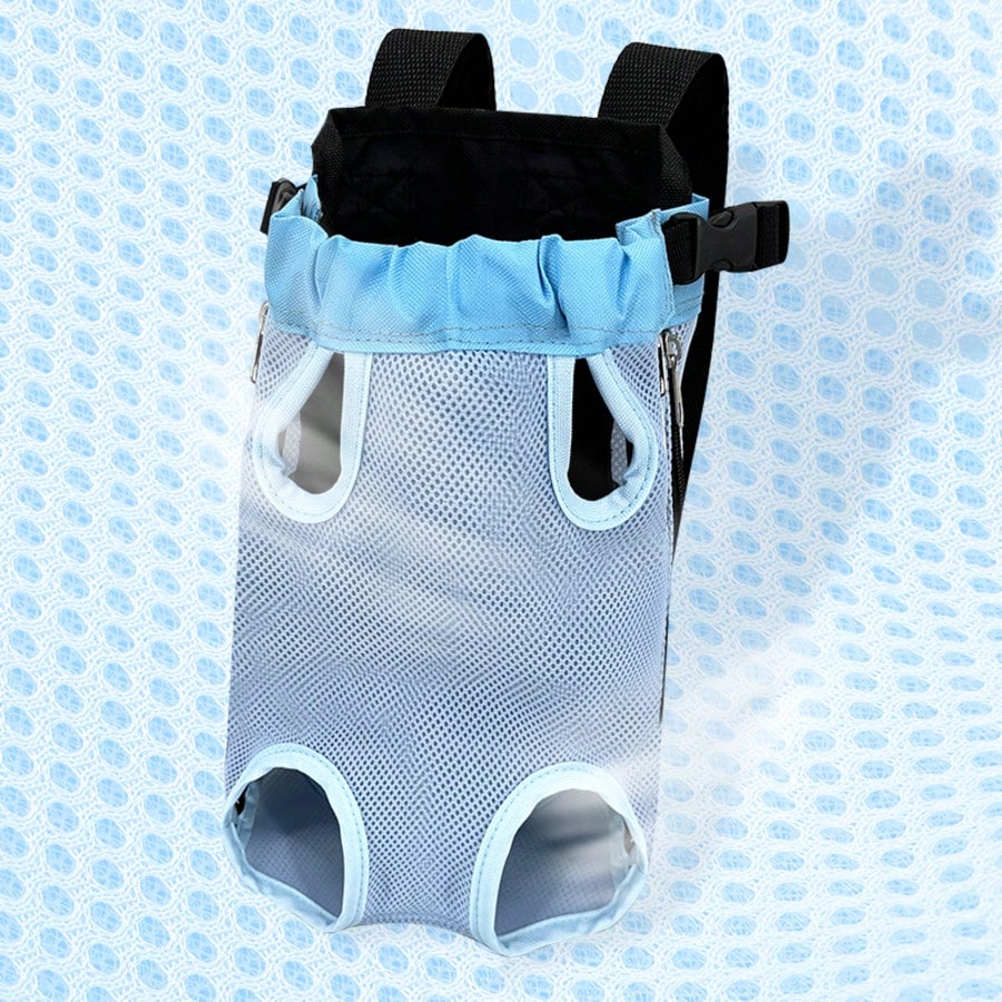 Pet Backpack, Breathable Mesh Dog/Cat Carrier Backpack For Small/Medium Pets, Portable Outdoor Travel Bag Cat Carrier Cat Bag