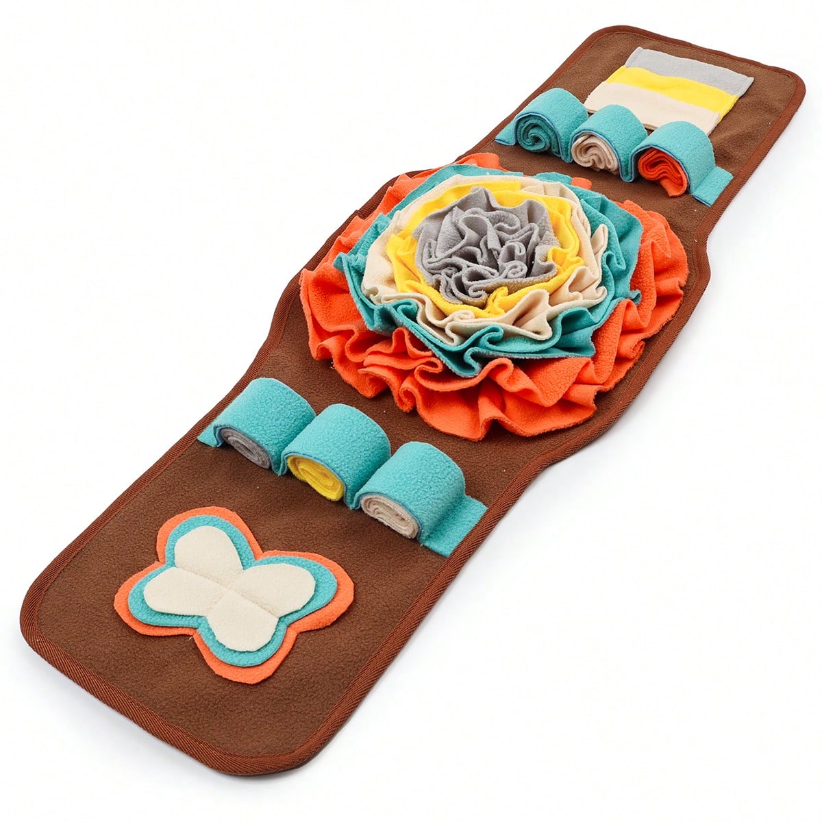 Scent Hound Paradise Dog Scavenger Hunt Watch-Shaped Sniffing Mat Puzzle Game, Interactive Training, Chew Toy, Suitable For All Seasons