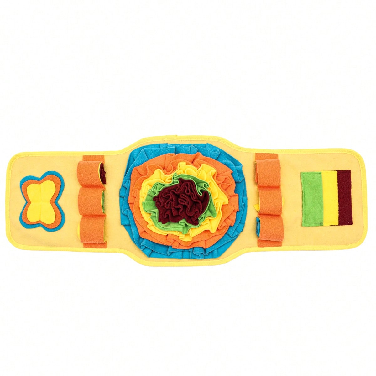 Scent Hound Paradise Dog Scavenger Hunt Watch-Shaped Sniffing Mat Puzzle Game, Interactive Training, Chew Toy, Suitable For All Seasons