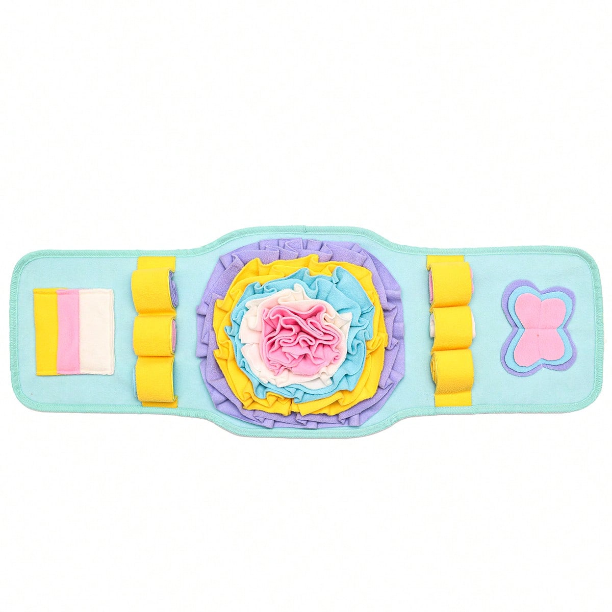 Scent Hound Paradise Dog Scavenger Hunt Watch-Shaped Sniffing Mat Puzzle Game, Interactive Training, Chew Toy, Suitable For All Seasons