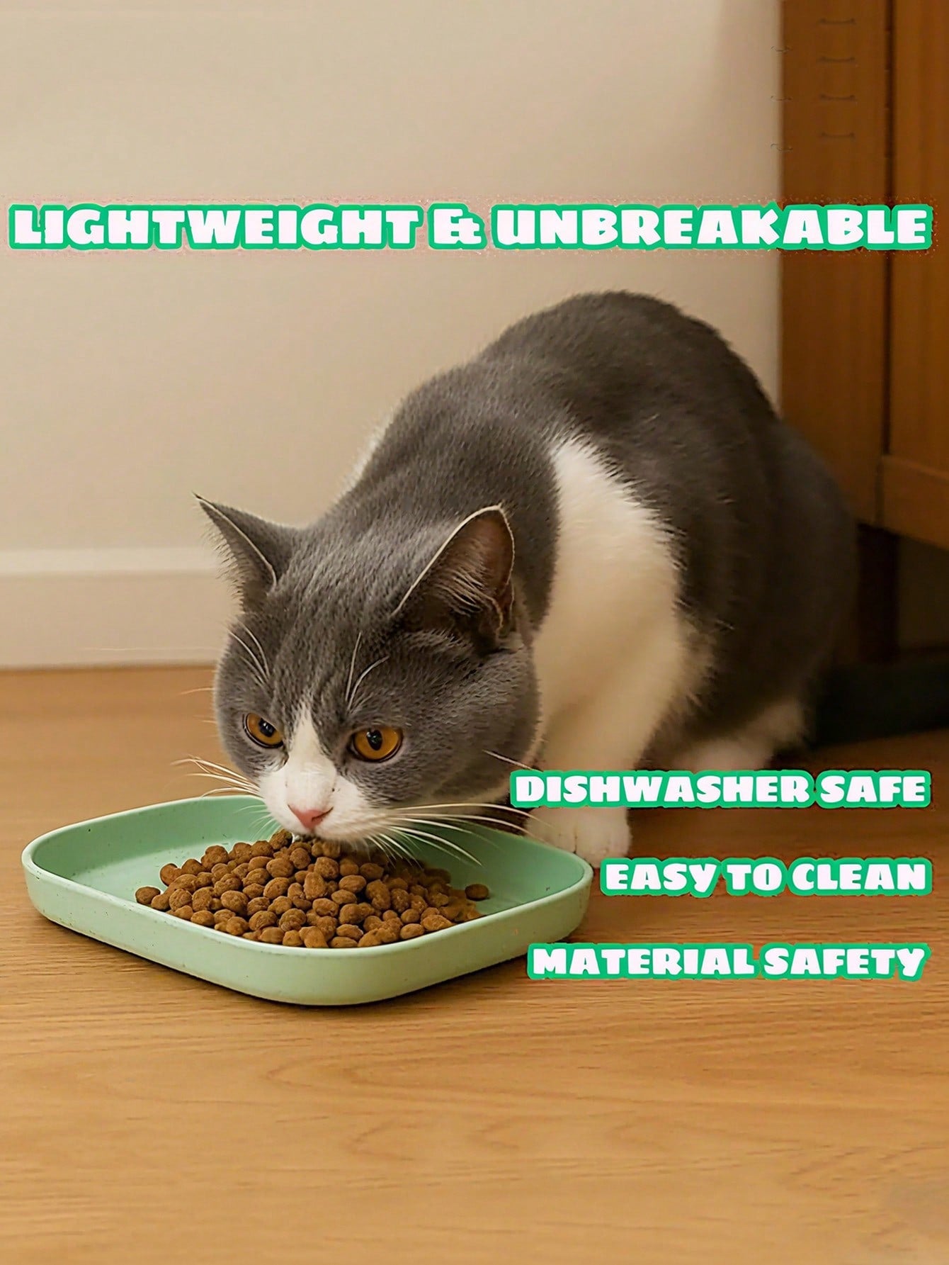 1-10 Cat Bowls, Dog And Cat Bowls, Cat Feeding Bowl With Stand, Cat Bowl For Dry And Wet Food, Cat Bowl Set For Multi-Cat Households, Colourful Colours, Suitable For Snacks And Breakfast, Plastic, Essential Kitchen Tool
