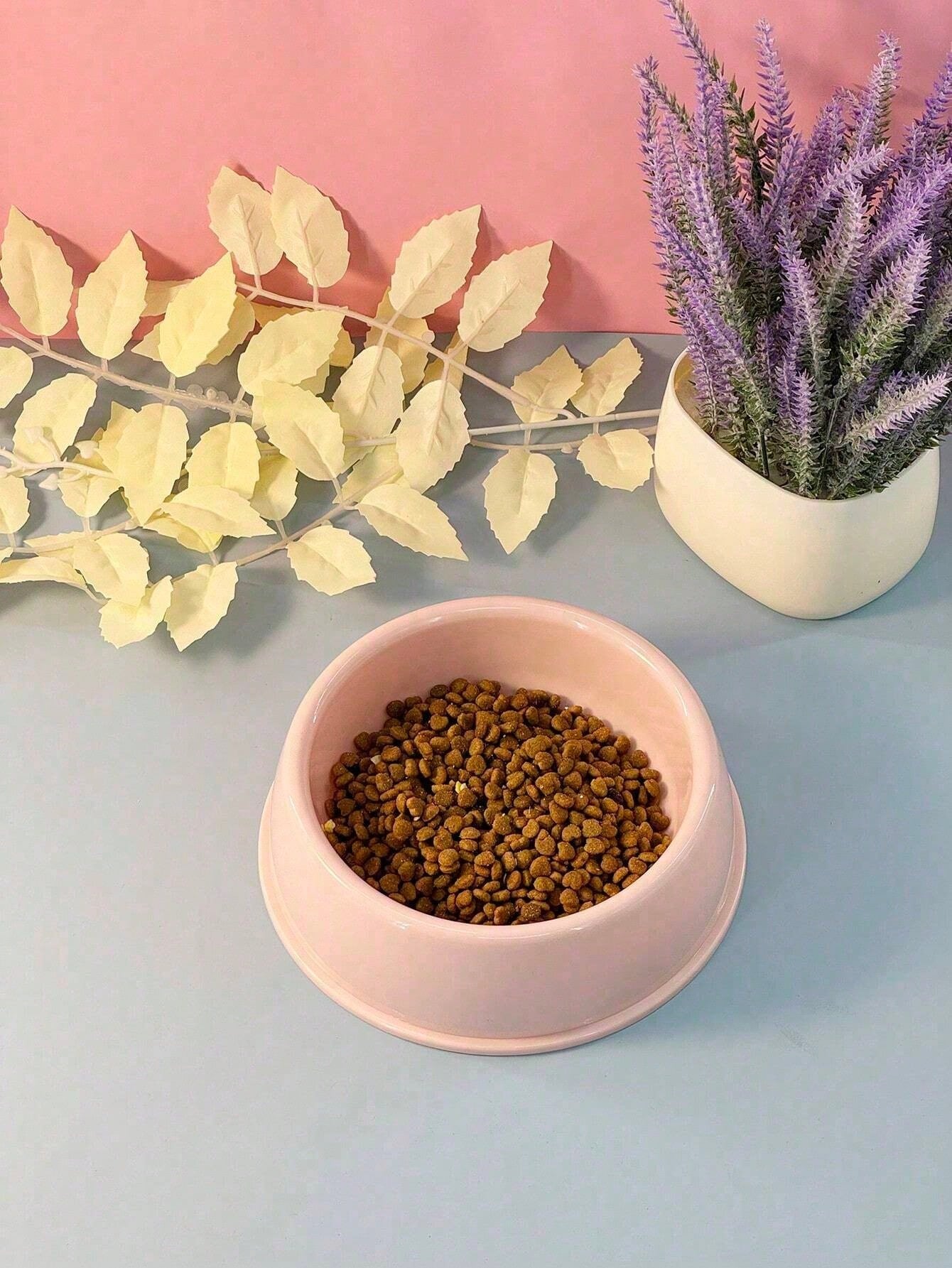 1-10 Cat Bowls, Dog And Cat Bowls, Cat Feeding Bowl With Stand, Cat Bowl For Dry And Wet Food, Cat Bowl Set For Multi-Cat Households, Colourful Colours, Suitable For Snacks And Breakfast, Plastic, Essential Kitchen Tool