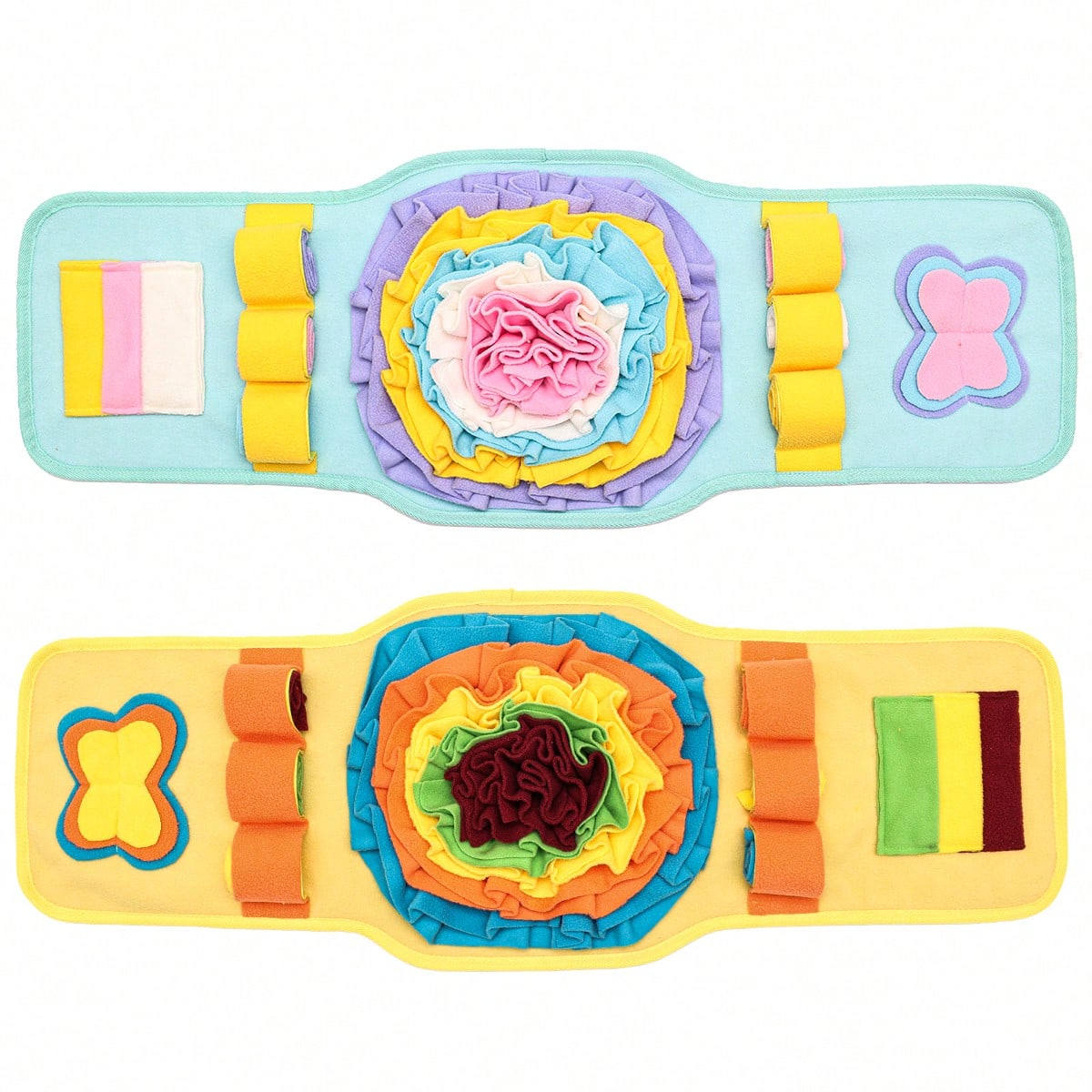 Scent Hound Paradise Dog Scavenger Hunt Watch-Shaped Sniffing Mat Puzzle Game, Interactive Training, Chew Toy, Suitable For All Seasons