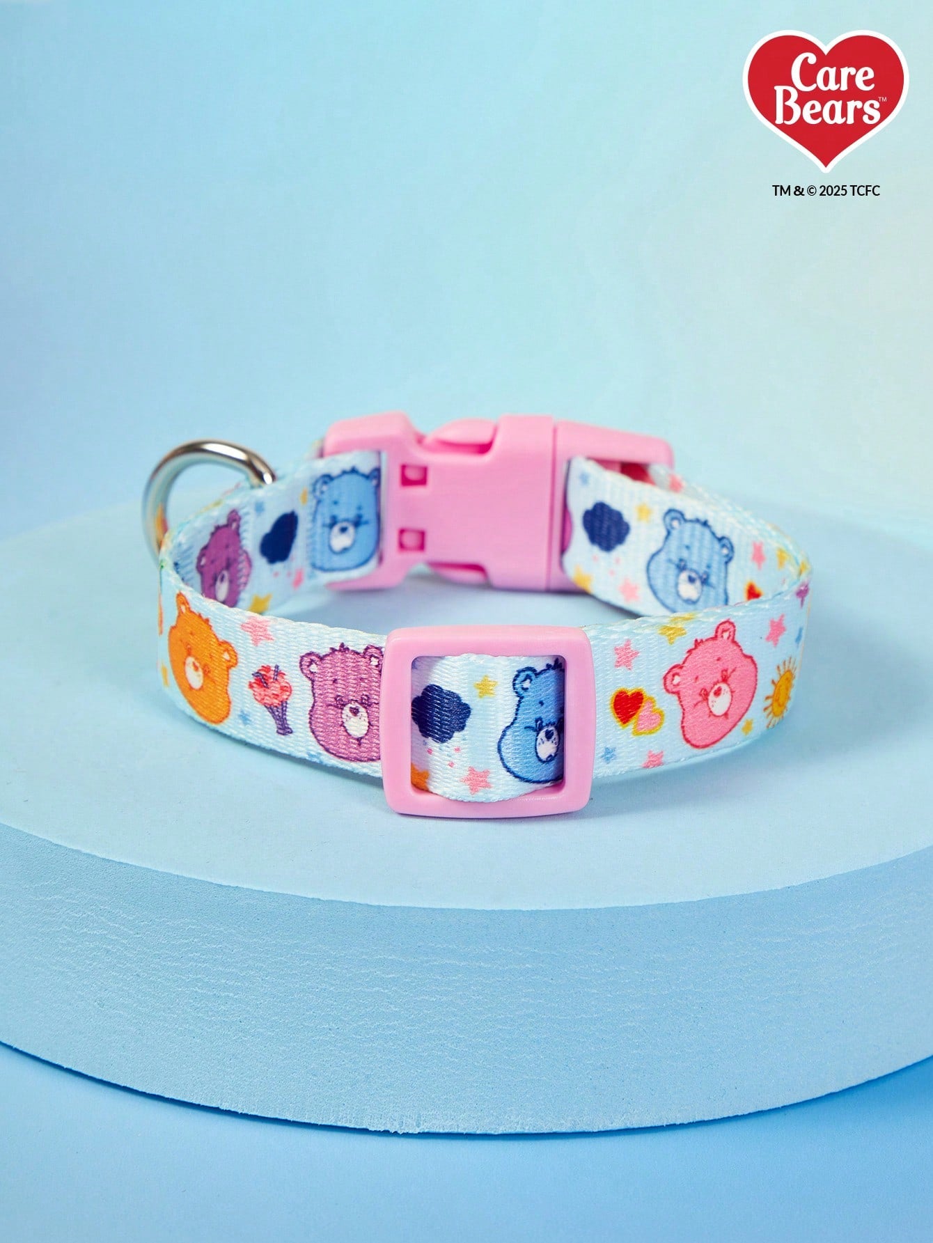 Green polyester X PENSIN pet collar with cartoon pattern and matching pendant for cats and dogs