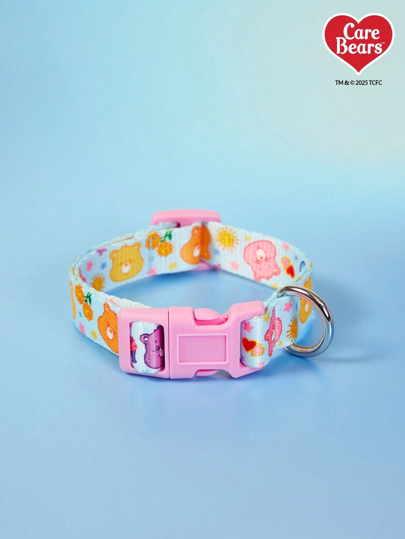 Green polyester X PENSIN pet collar with cartoon pattern and matching pendant for cats and dogs