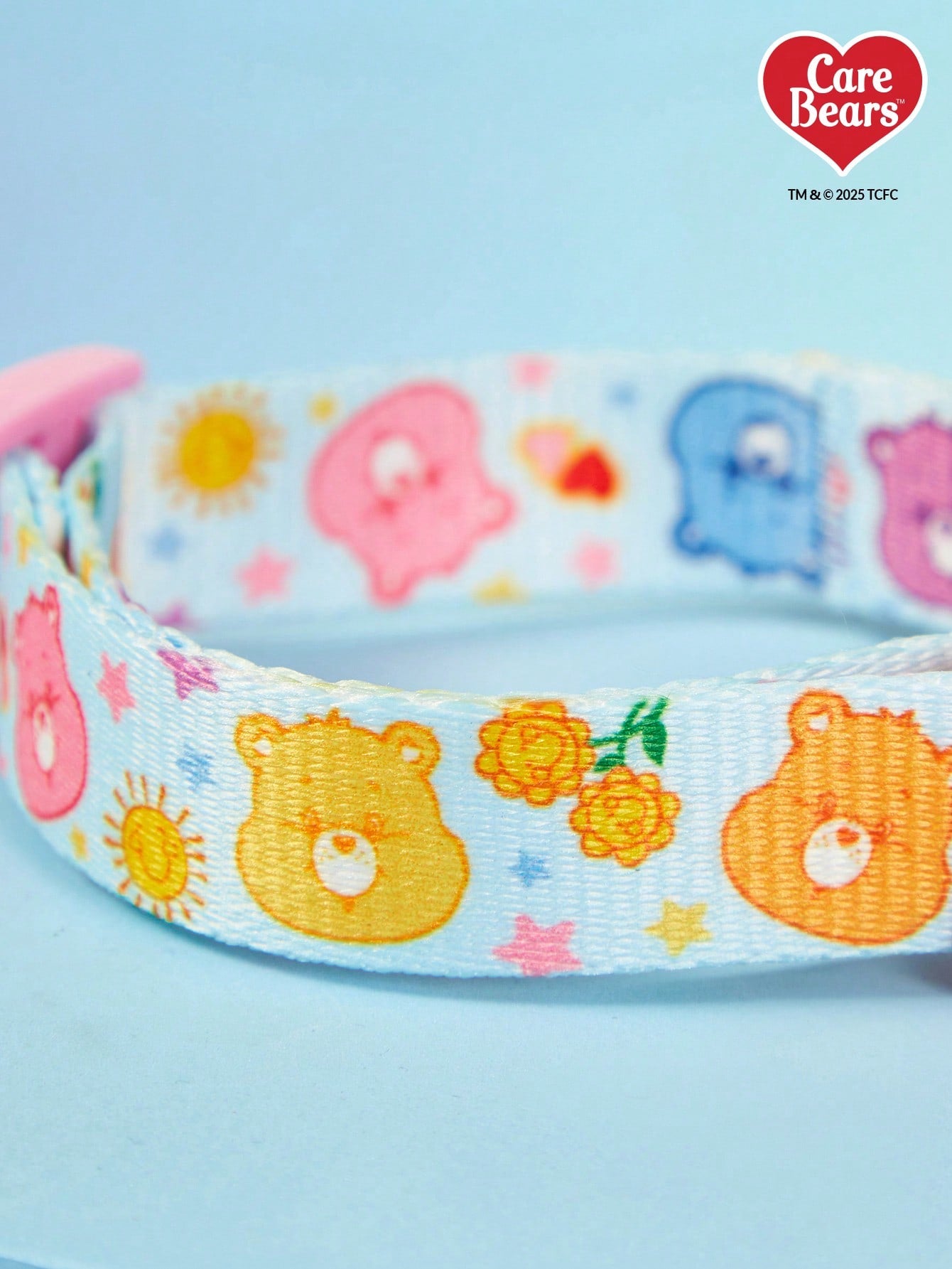 Green polyester X PENSIN pet collar with cartoon pattern and matching pendant for cats and dogs