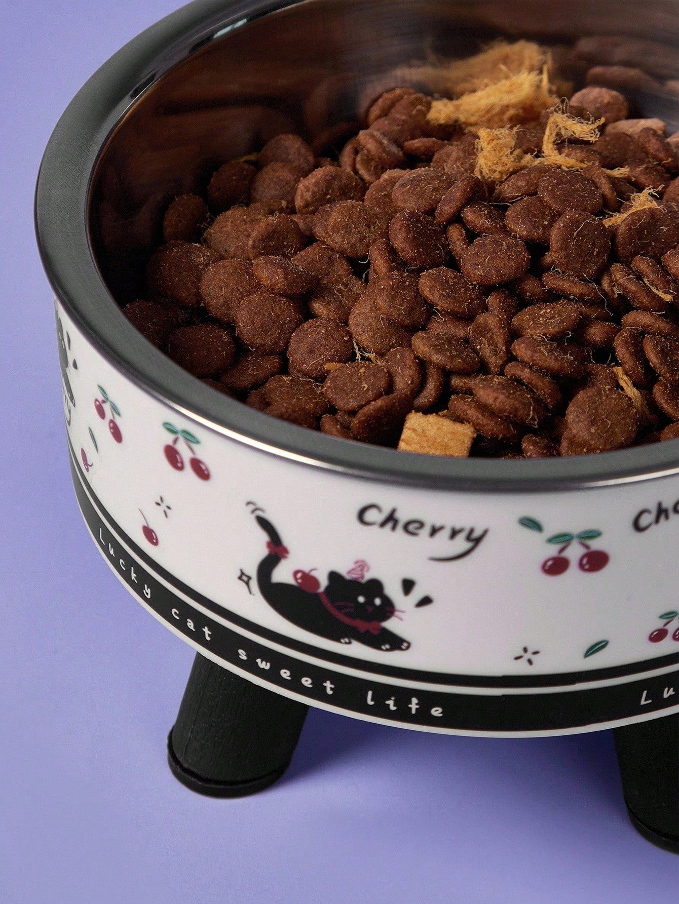 New Design Elevated Pet Bowl - Stainless Steel Cat Dog Feeding & Water Bowl With Neck Protection, Anti-Spill Pet Food Bowl For Cats Dogs