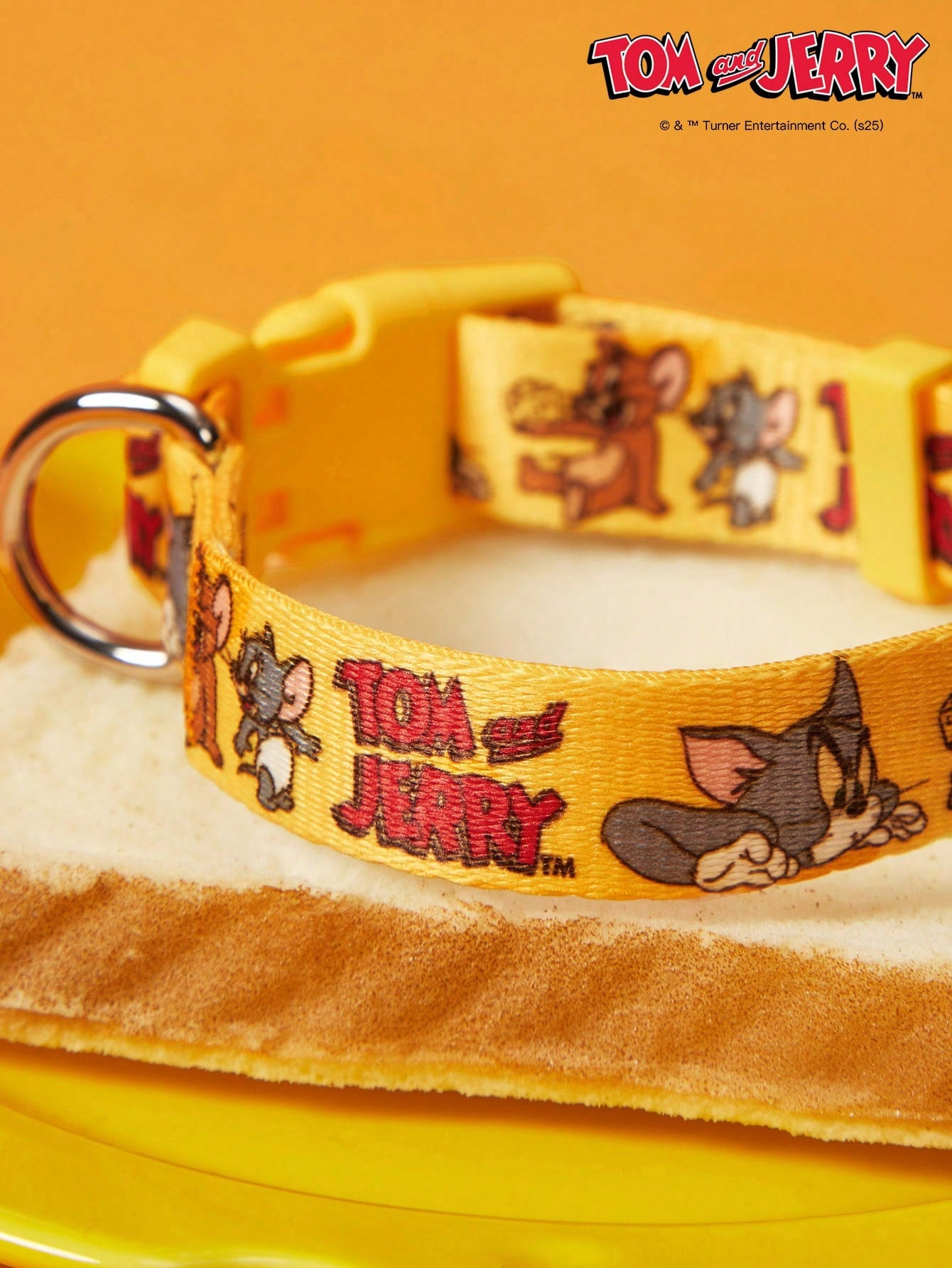Green polyester X PENSIN pet collar with cartoon pattern and matching pendant for cats and dogs