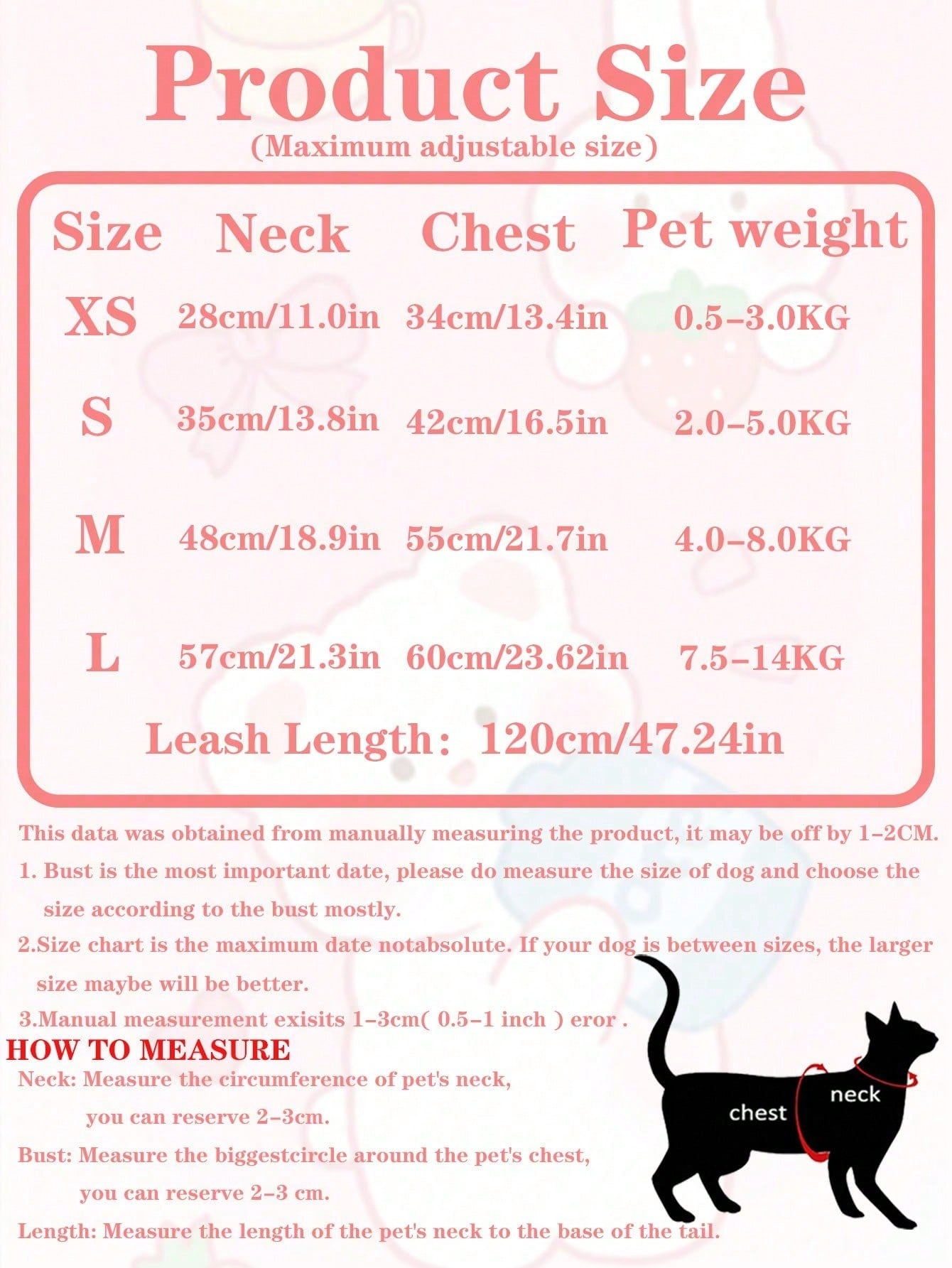 Multicolor flower-shaped cat harness with leash, striped pattern, lightweight polyester pet traction set for cats