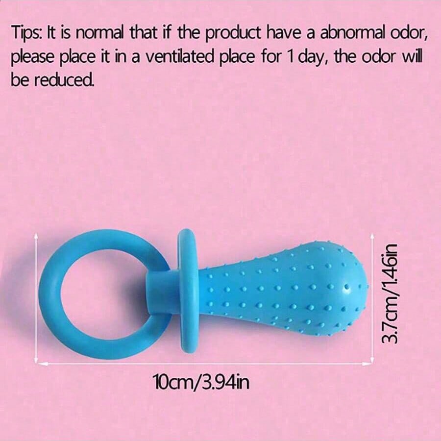 1/3pcs Pet Pacifier Dog Toy, Interactive Elastic Teething Toy, Pet Dog Cat Puppy Teeth Cleaning Toy
