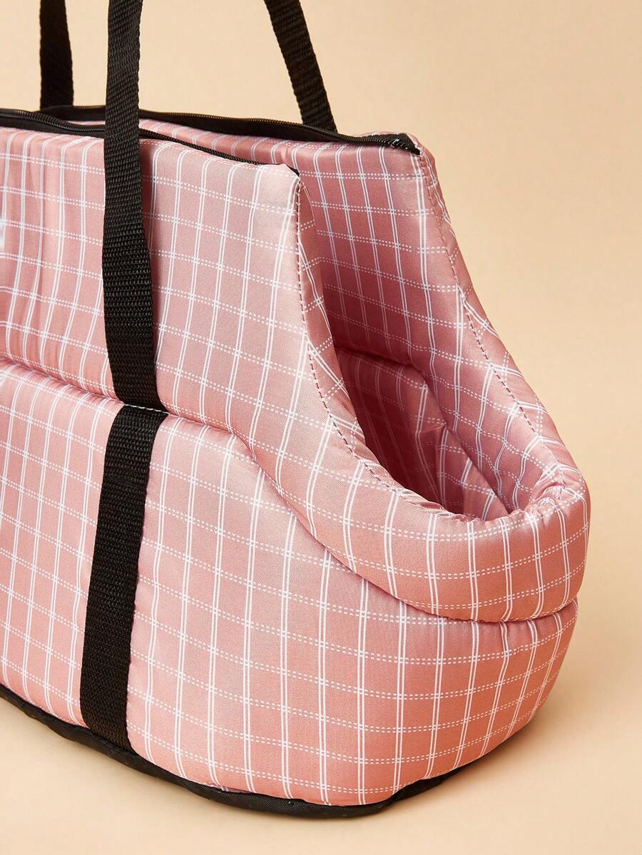 Multicolor foldable pet carrier bag featuring breathable polyester mesh, outdoor shoulder sling straps, and backpack carrier design for cats and dogs.