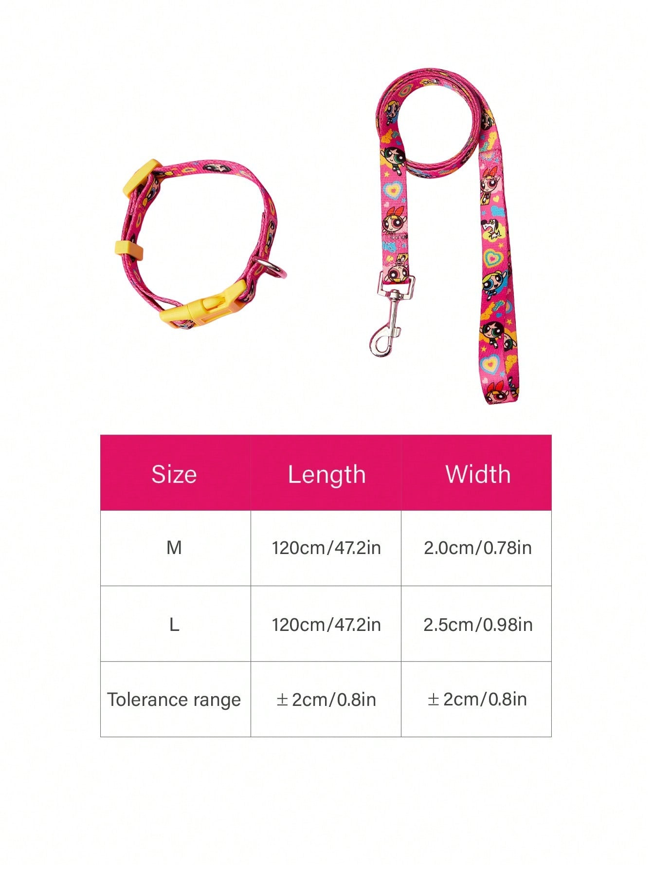 Multicolor strawberry plaid printed polyester pet harness and leash set for cats and dogs