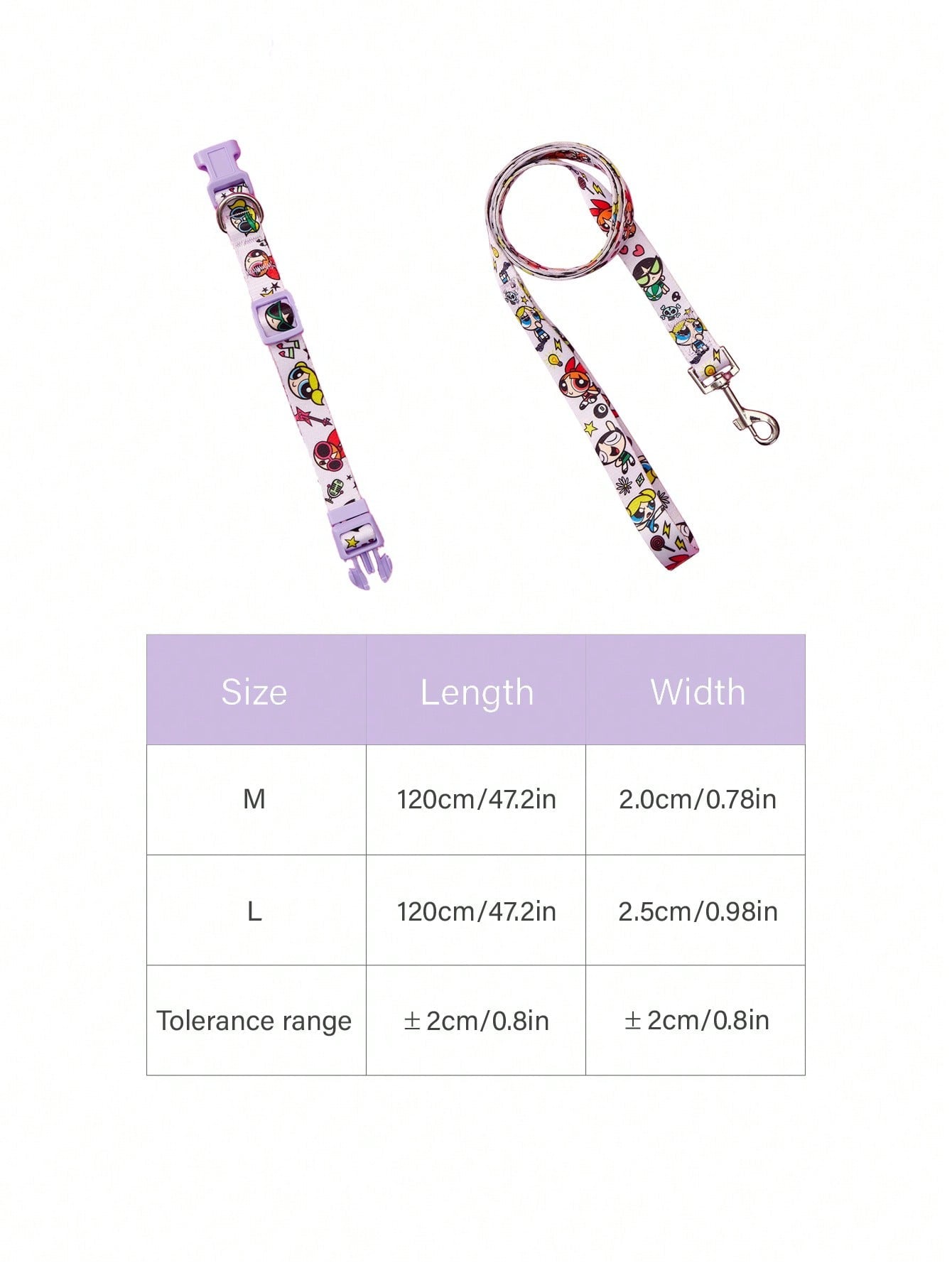 Multicolor strawberry plaid printed polyester pet harness and leash set for cats and dogs