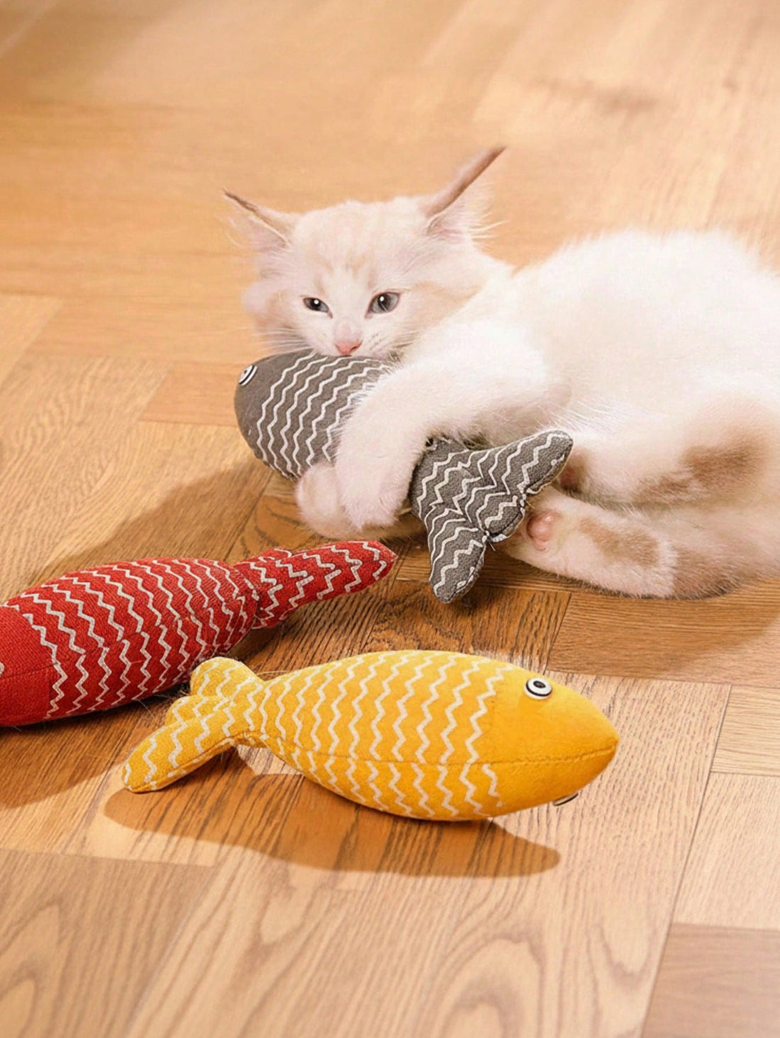 1pc Cat Toy Catnip Fish Pet Chew Bite Toys For Cats Funny Interactive Soft Simulation Fish Kitten Training Playing Toy Cat Supplies